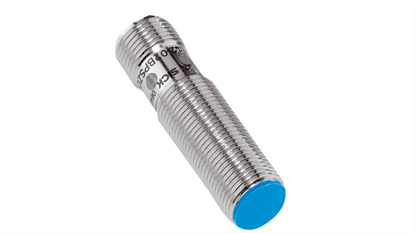 Rs-Online Sensore di prossimità Cilindro filettato SICK M12 rilevamento 4 mm 10 → 30 V CC
