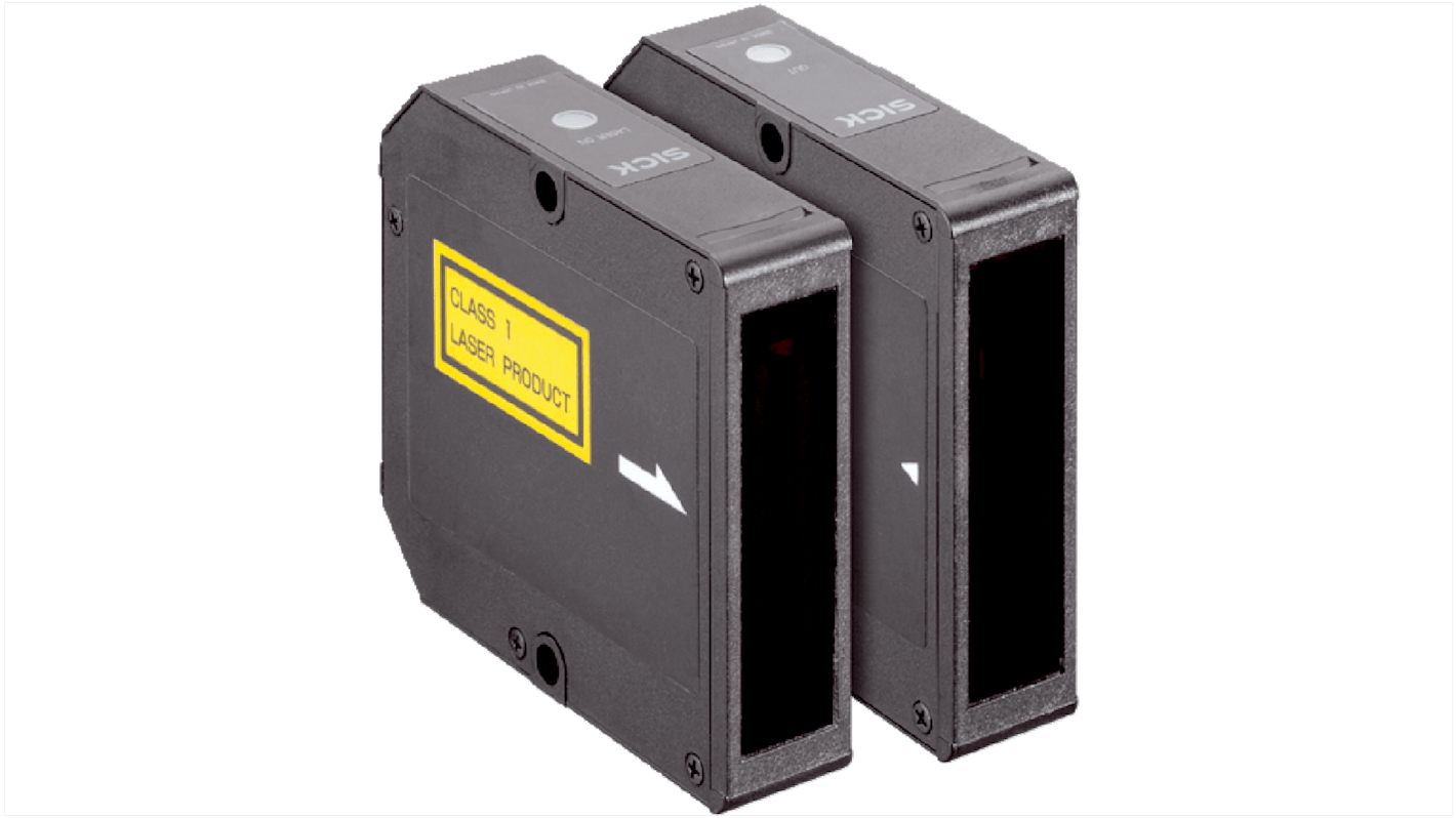 Rs-Online Sensore fotoelettrico Rettangolare SICK a fascio passante rilevamento 0 → 3 5 m uscita PNP/NPN