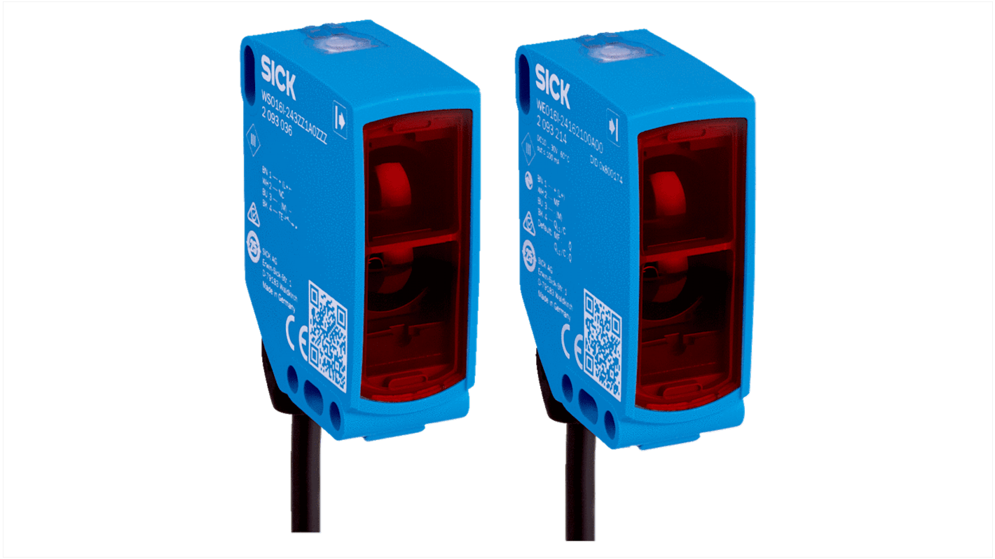 Rs-Online Sensore fotoelettrico Rettangolare SICK a fascio passante rilevamento 0 → 45 m uscita PNP/NPN