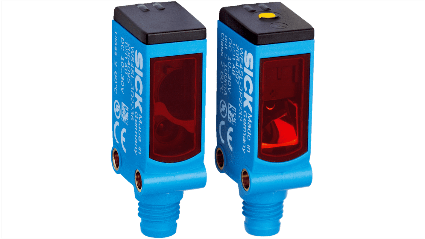 Rs-Online Sensore fotoelettrico Rettangolare SICK a fascio passante rilevamento 0 → 60 m uscita PNP