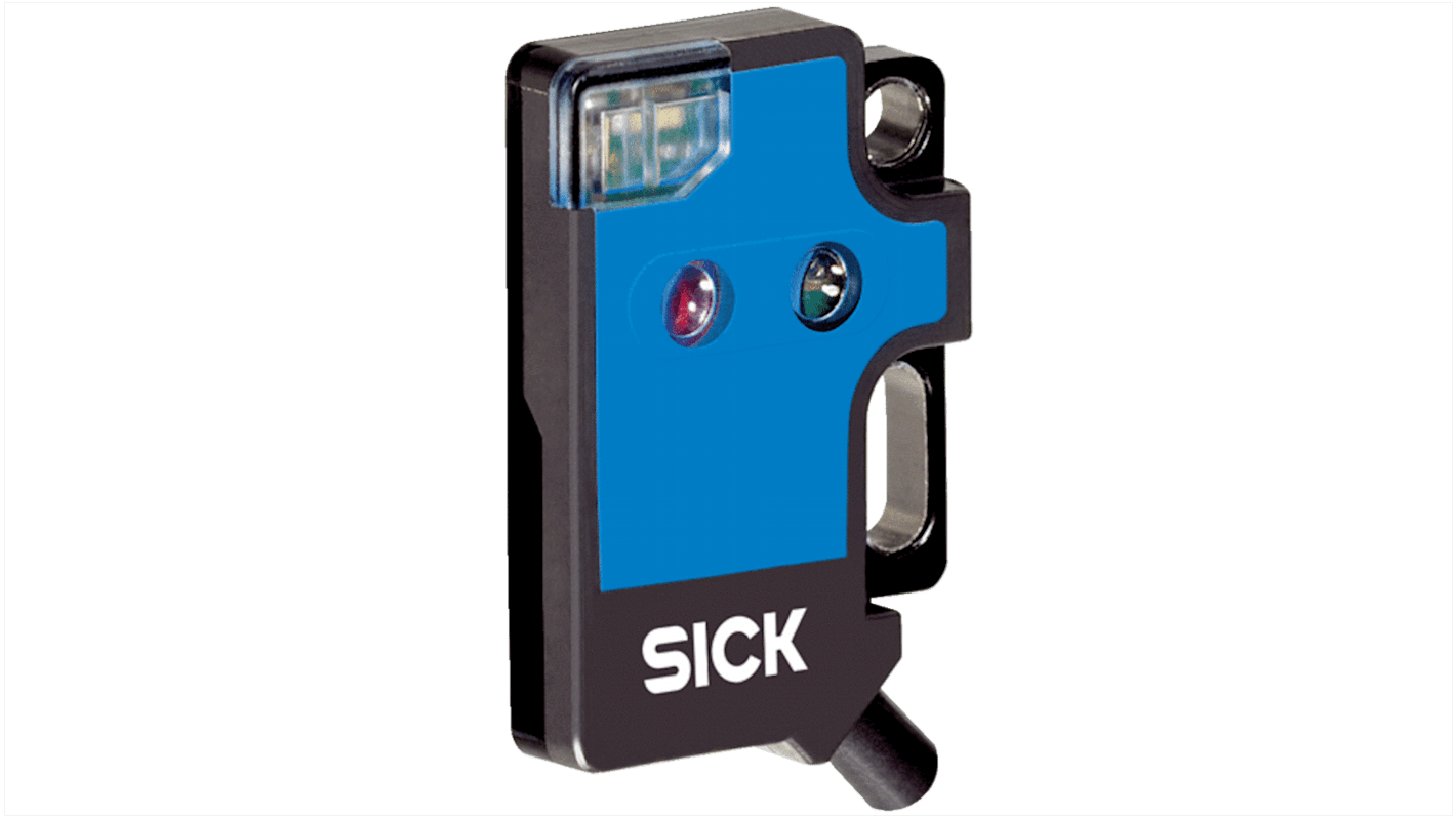 Rs-Online Sensore fotoelettrico Rettangolare SICK rilevamento 1 → 9 mm uscita PNP