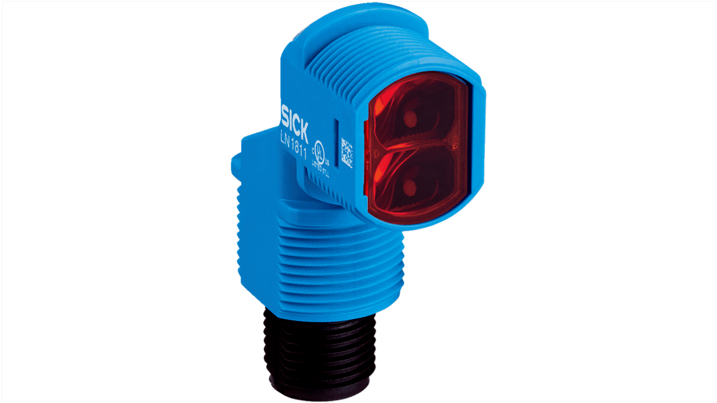 Rs-Online Sensore fotoelettrico Cilindrico SICK a retroriflessione rilevamento 5 m uscita NPN