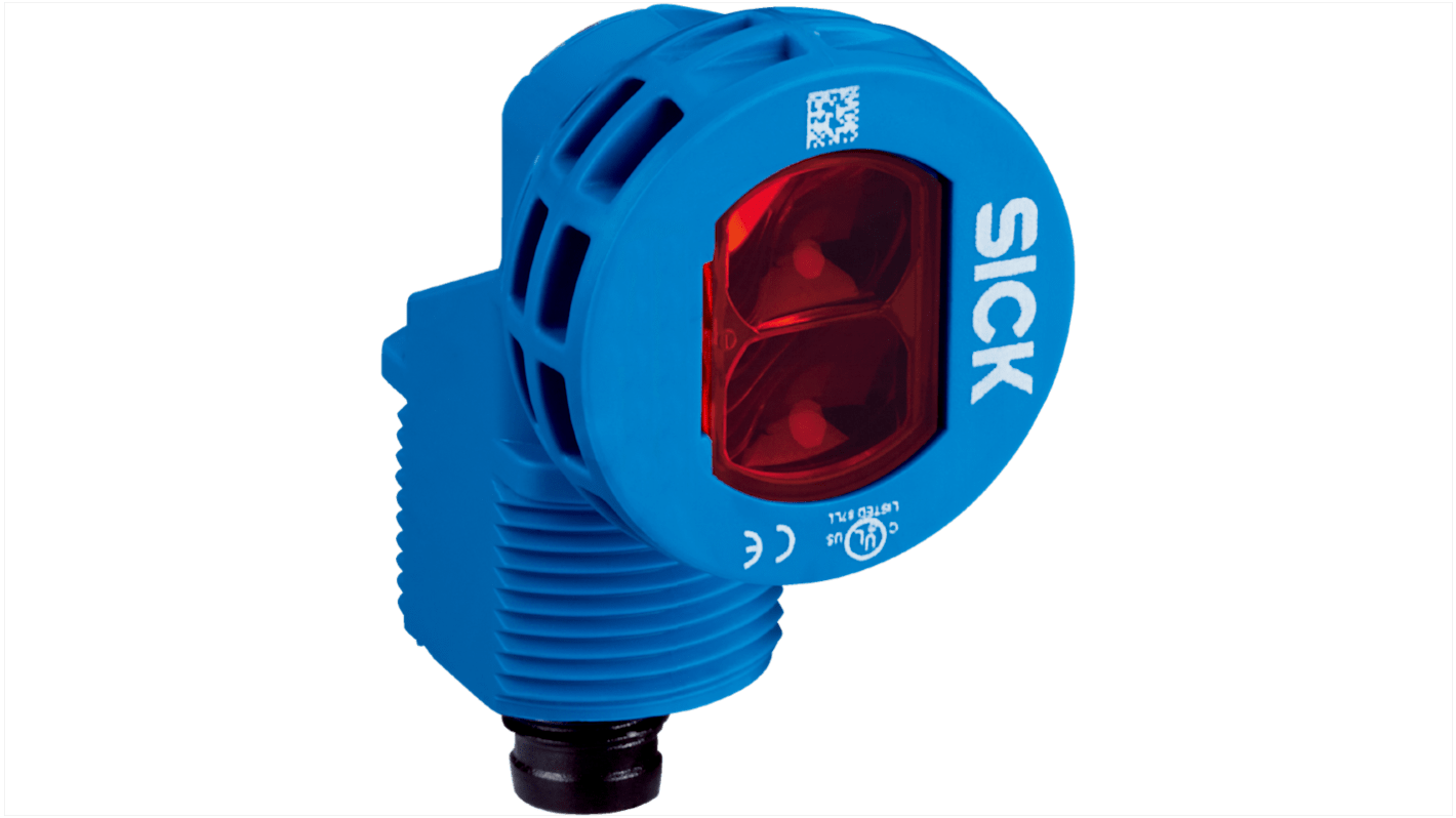 Rs-Online Sensore fotoelettrico Cilindrico SICK a retroriflessione rilevamento 0 → 5 m uscita PNP