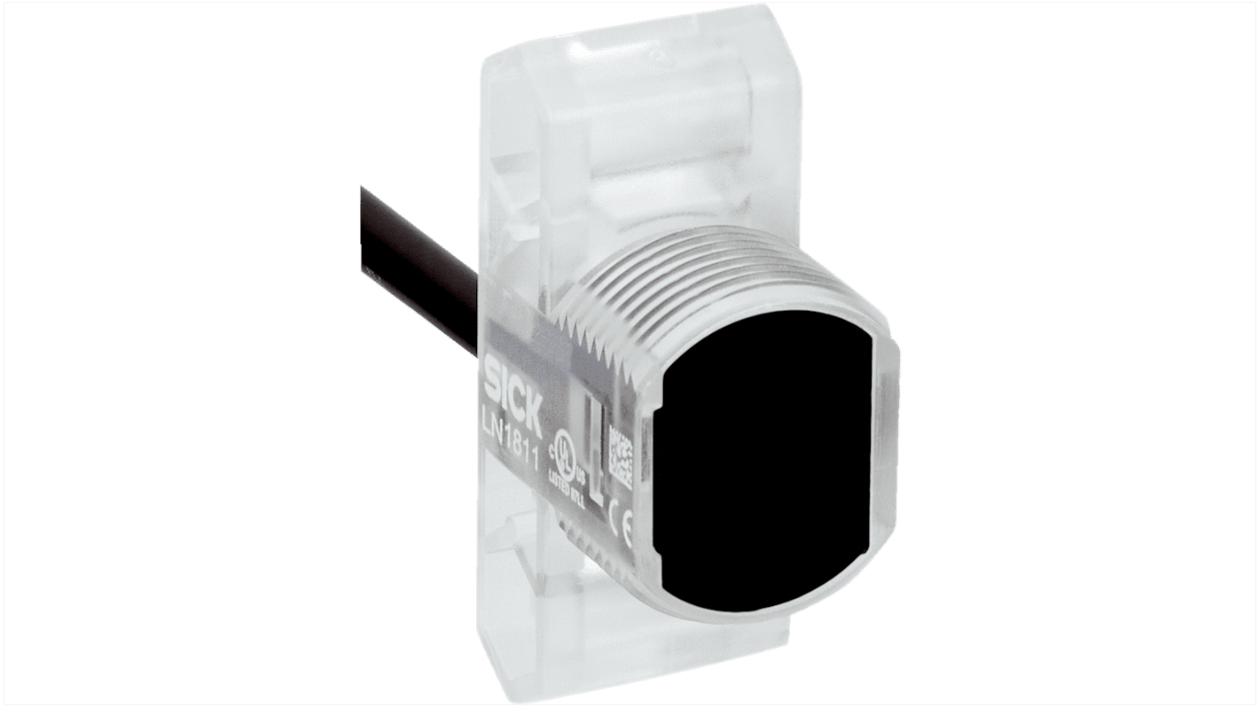 Rs-Online Sensore fotoelettrico Cilindrico SICK a soppressione di sfondo rilevamento 5 → 50 mm uscita PNP