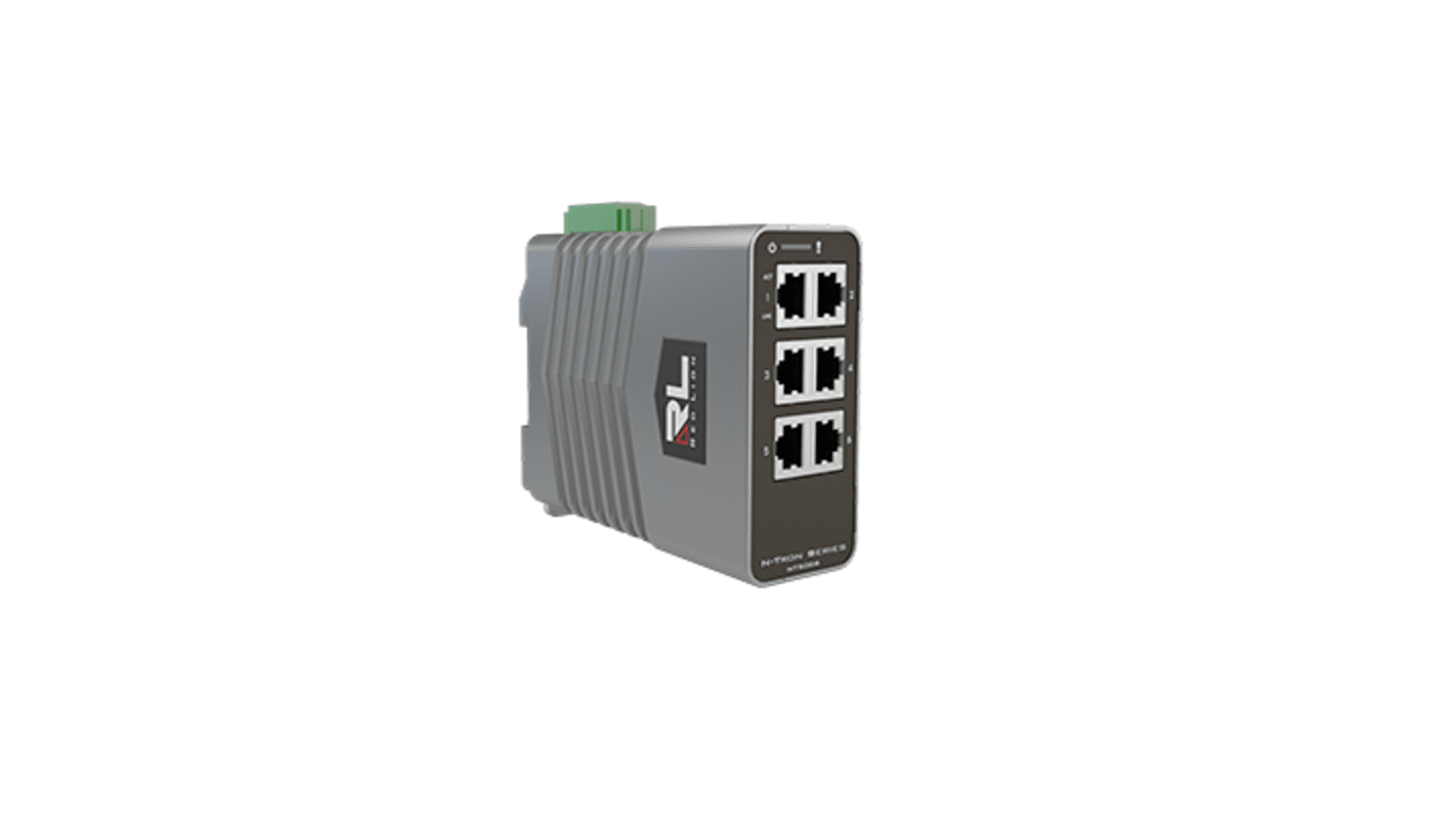 Red Lion Managed 6 Port Industrial Ethernet Switch