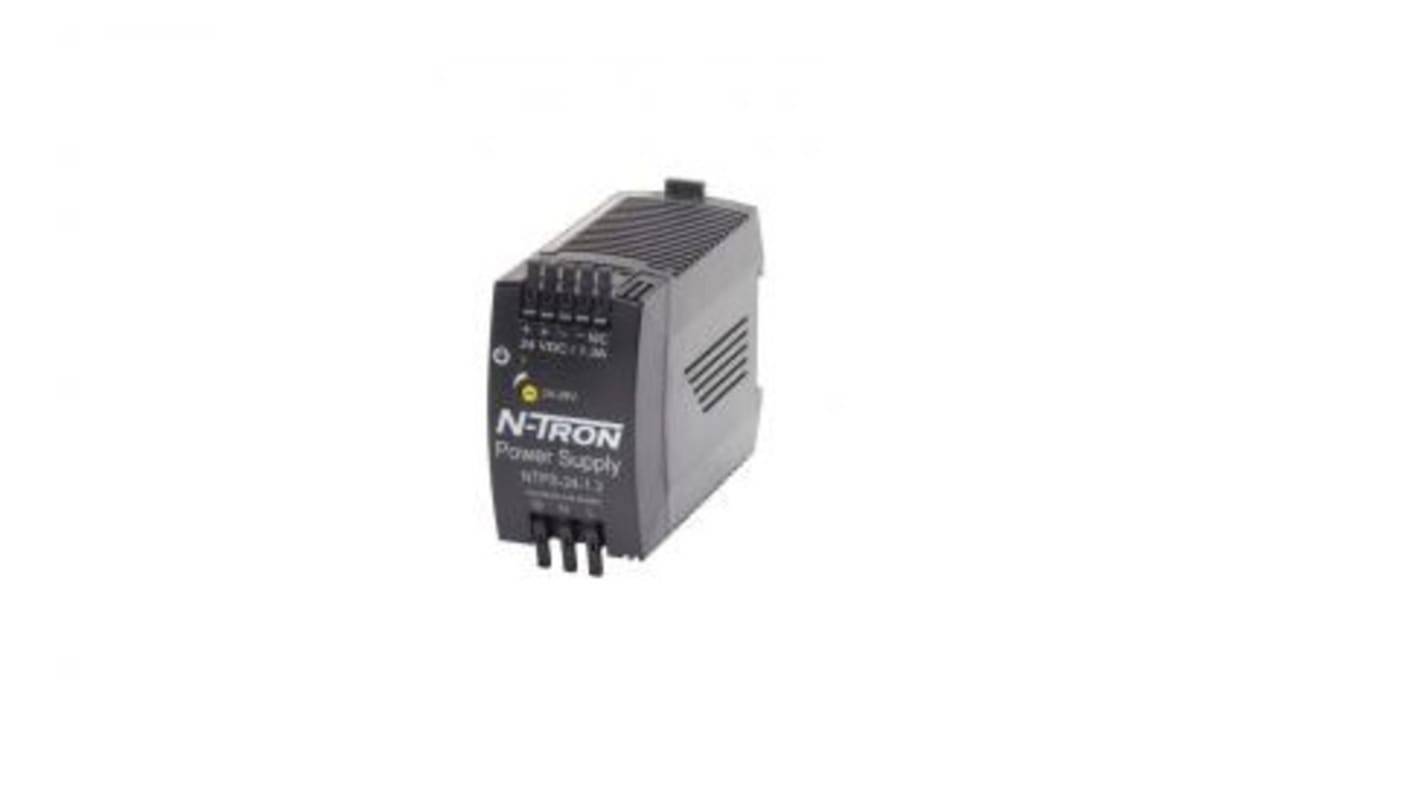 Red Lion NTPS DIN Rail Power Supply, 100 → 240V ac ac Input, 24V dc dc Output, 1.3A Output, 31.2W