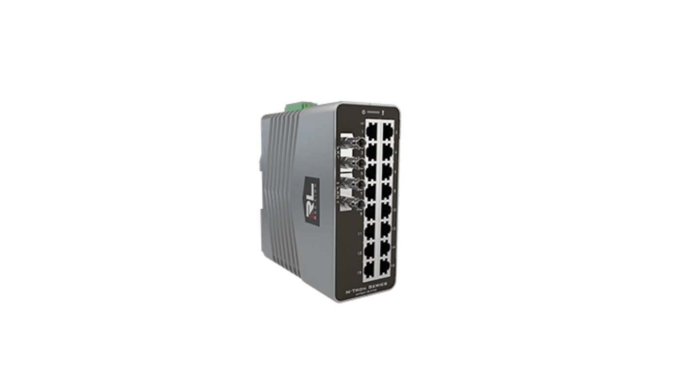 N-Tron Managed 18 Port Industrial Ethernet Switch