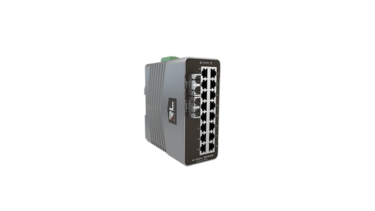 Red Lion Industrial-Ethernet-Switch 18-Port Verwaltet 10/100/1000Mbit/s