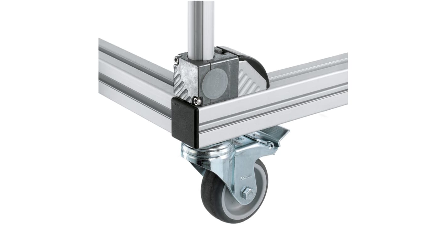 Bosch Rexroth Adapter, Connecting Component, Strut Profile 8, 10, Groove Size 8 mm, 10 mm, Round Tube Size D28