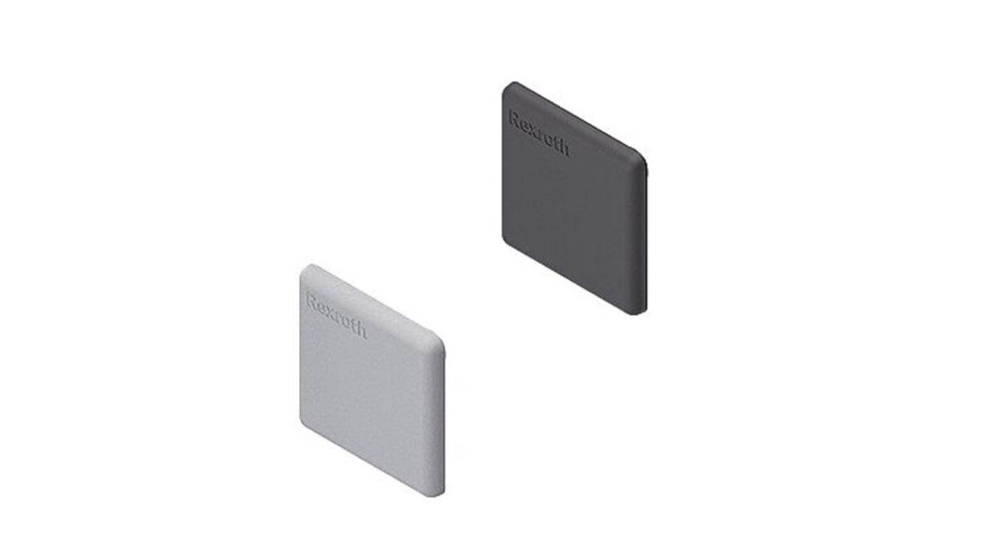 Tapón cuadrado de PP Negro, para perfil de 20 x 20, 6mm