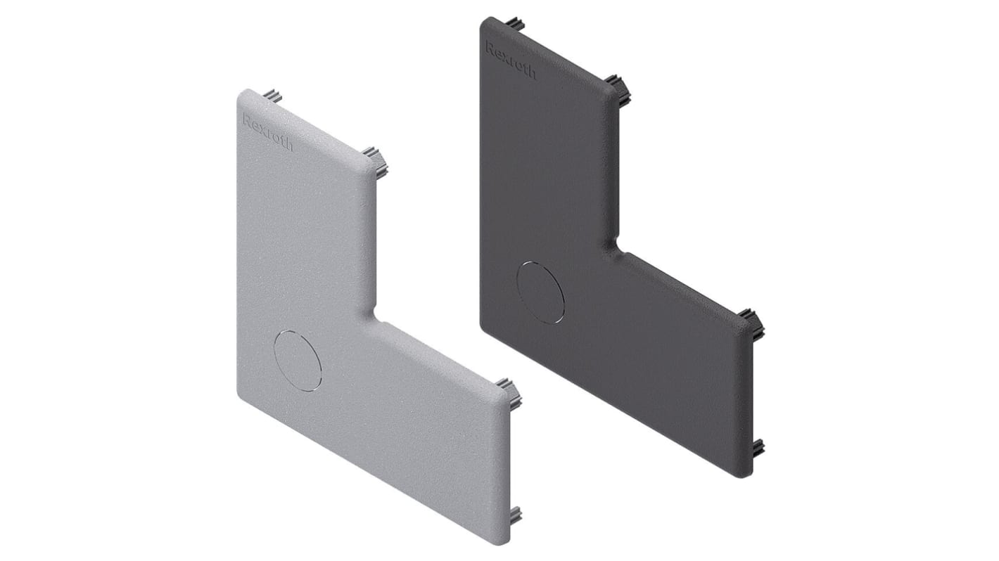 Bosch Rexroth Grey PP Cover Cap, 10mm Groove