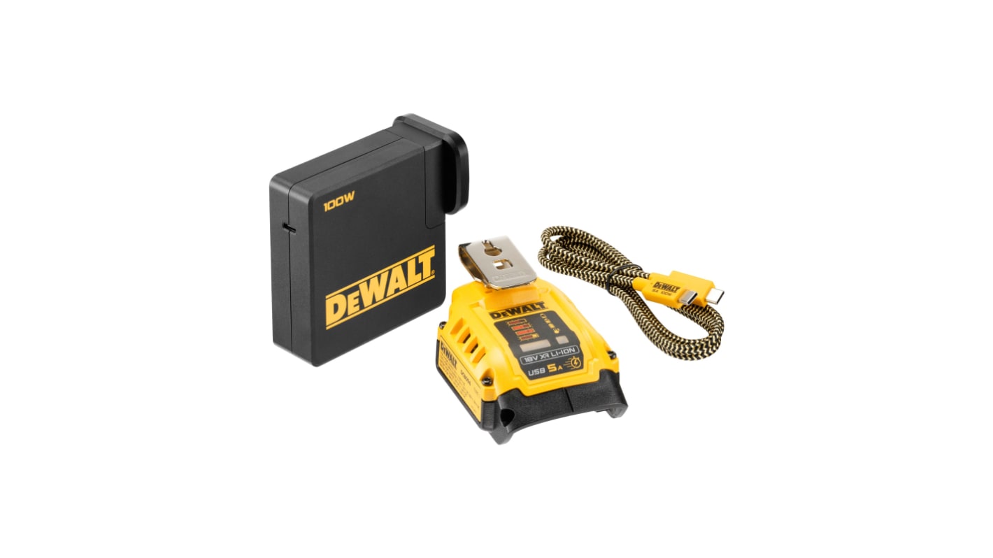 DeWALT DCB094K GB Power Tool Charger 18V for use with XR DeWalt Batteries UK Plug RS