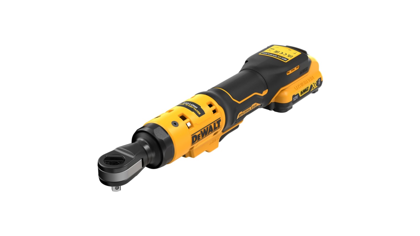 DCF504D1 GB DeWALT 1 4 in 12V 2Ah Impact Wrench UK Plug RS