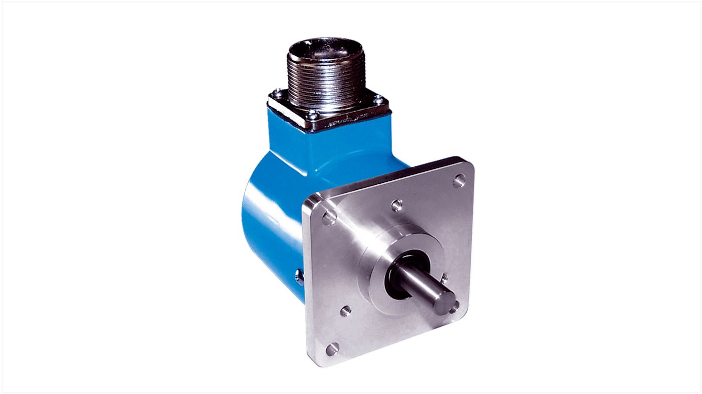 SICK SRM50 Series Absolute Absolute Encoder, 1024ppr ppr, Binary Signal, Solid Type, 3/8in Shaft
