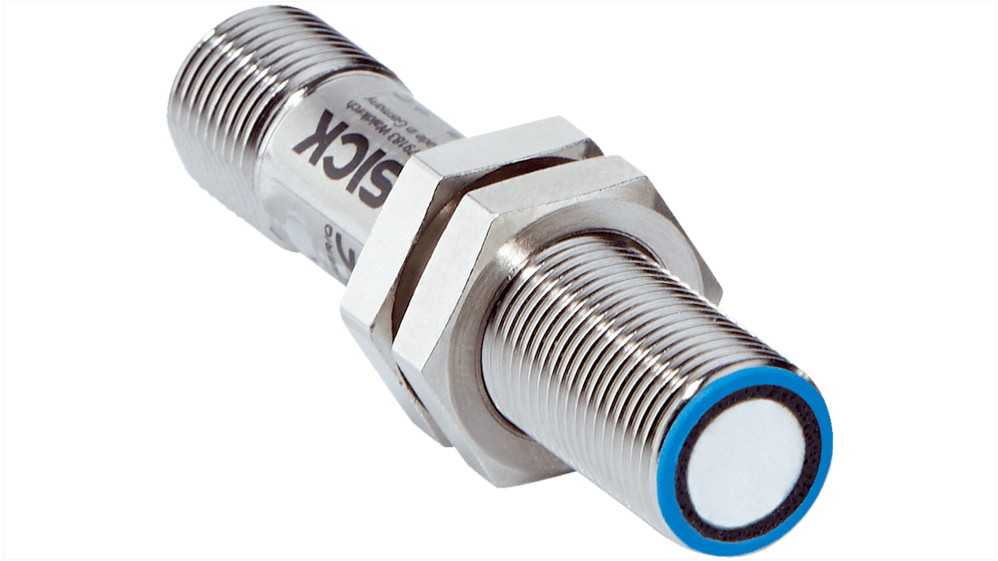 Rs-Online Sensore di prossimità Cilindro filettato SICK M12 rilevamento 150 mm 10 → 30 V c.c
