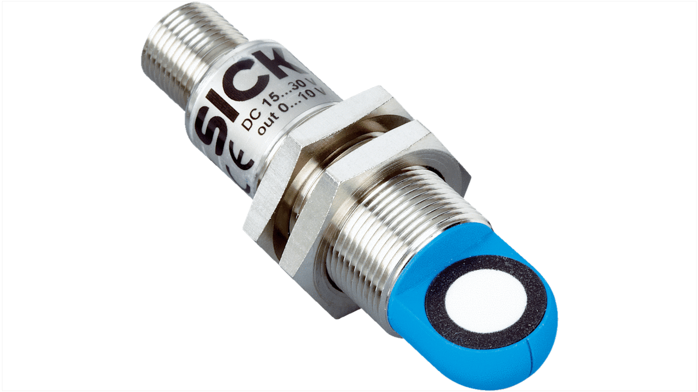Rs-Online Sensore di prossimità Cilindro filettato SICK M18 rilevamento 250mm 15 → 30 V c.c