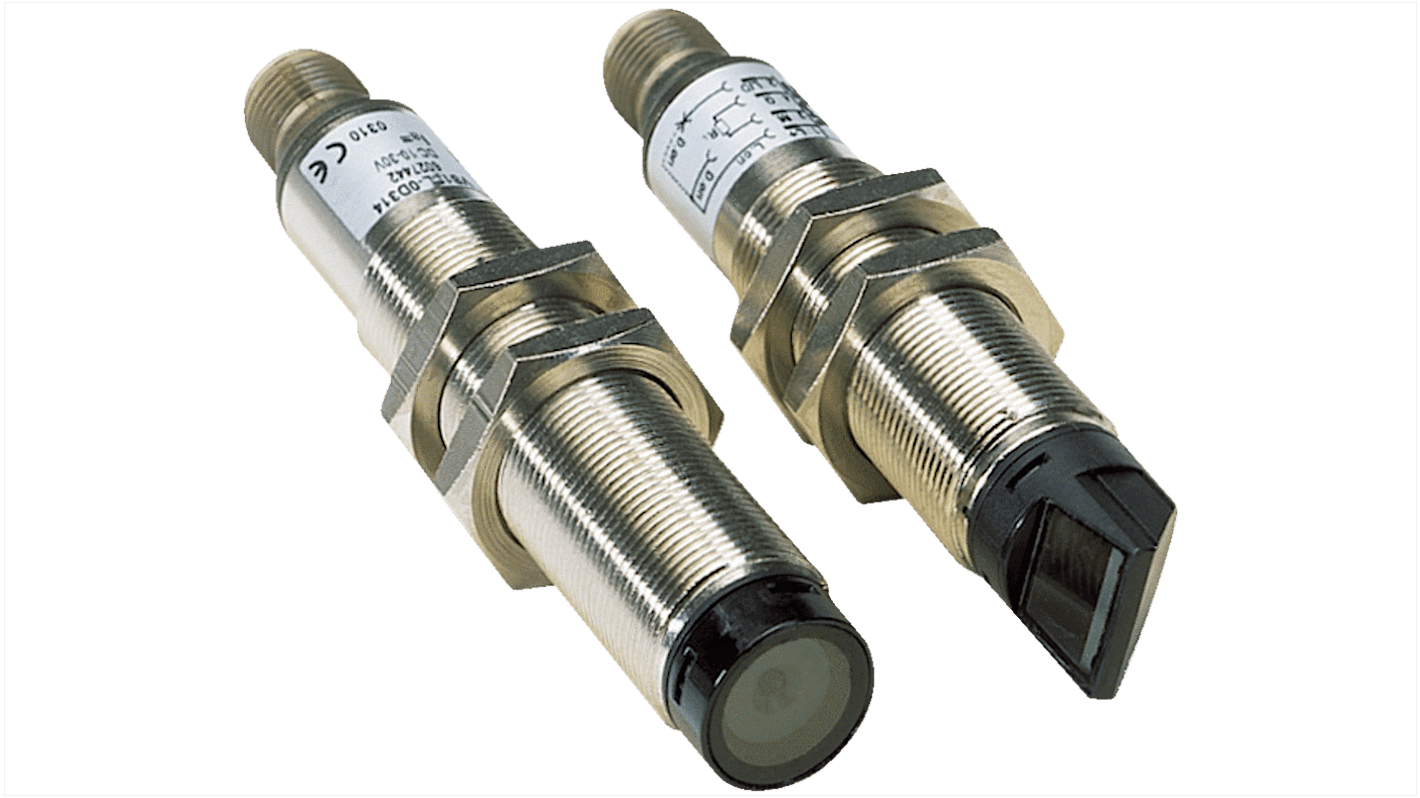 SICK Through Beam Photoelectric Sensor, Barrel Sensor, 60 m Detection Range