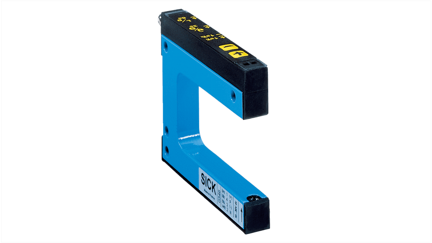 Rs-Online Sensore fotoelettrico a forcella SICK Sensore a forcella rilevamento 30 mm uscita PNP/NPN