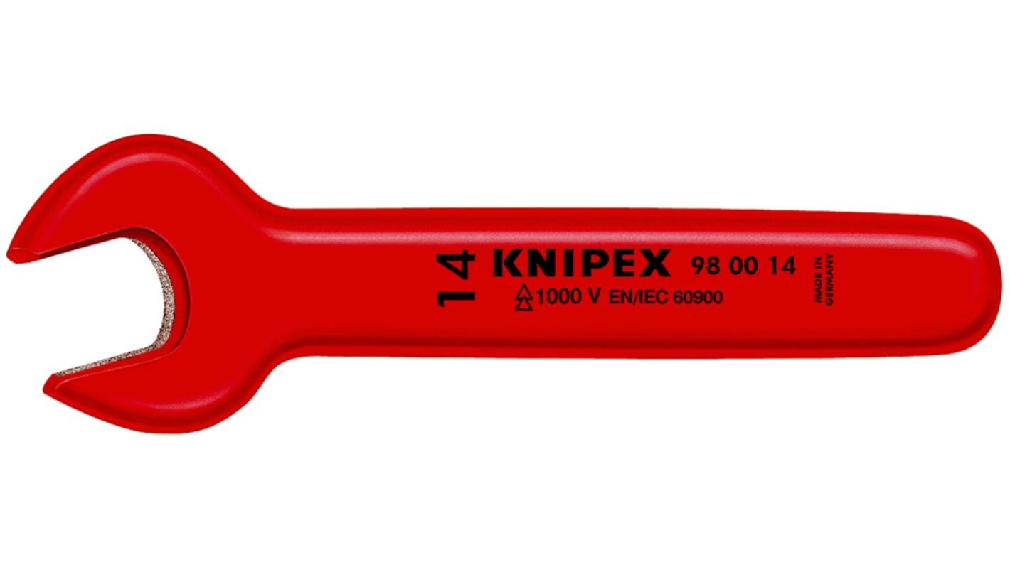 Clé à fourche Knipex 18 mm en Acier au chrome-vanadium