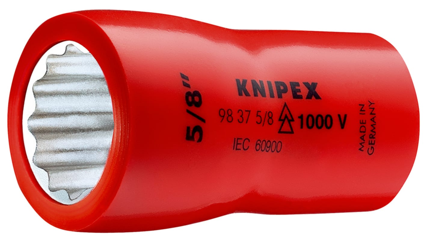 Knipex 7/16" 3/8 in Hex Socket, 43 mm Overall