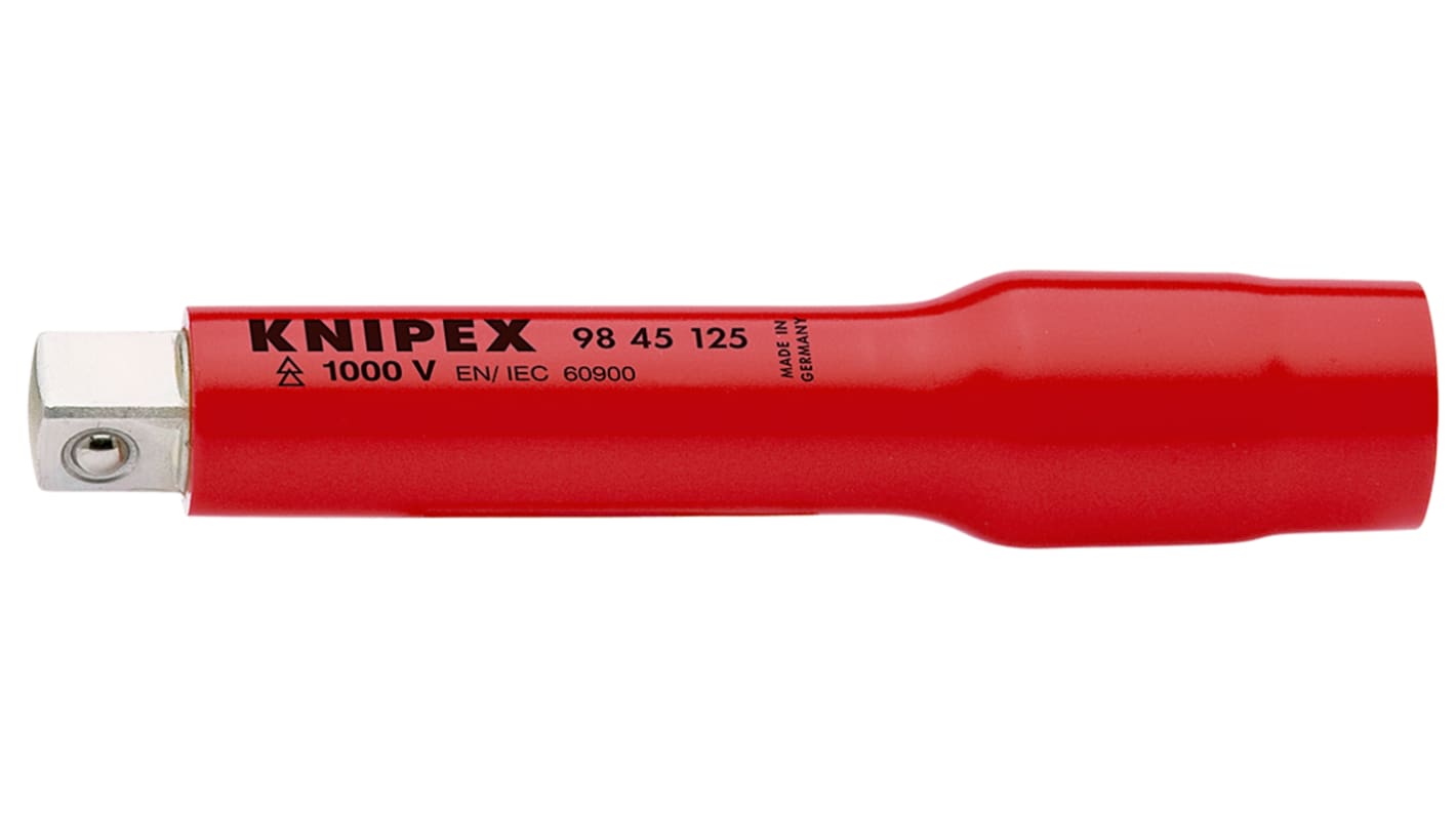 Knipex 1/2 in Square Extension Bar, 125 mm Overall