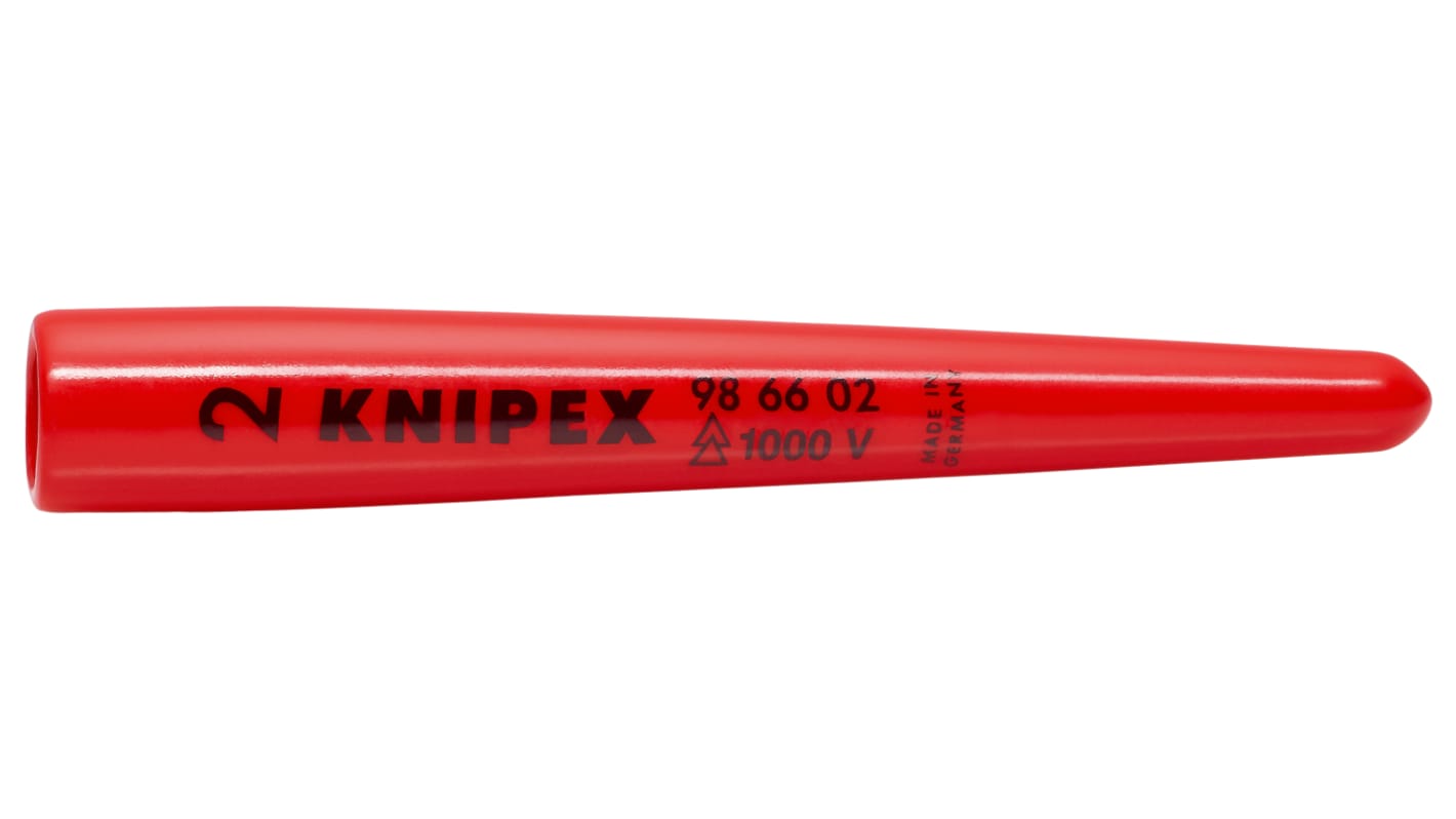 Knipex 80mm Red Cable Cover in Plastic, 10mm Inside dia.