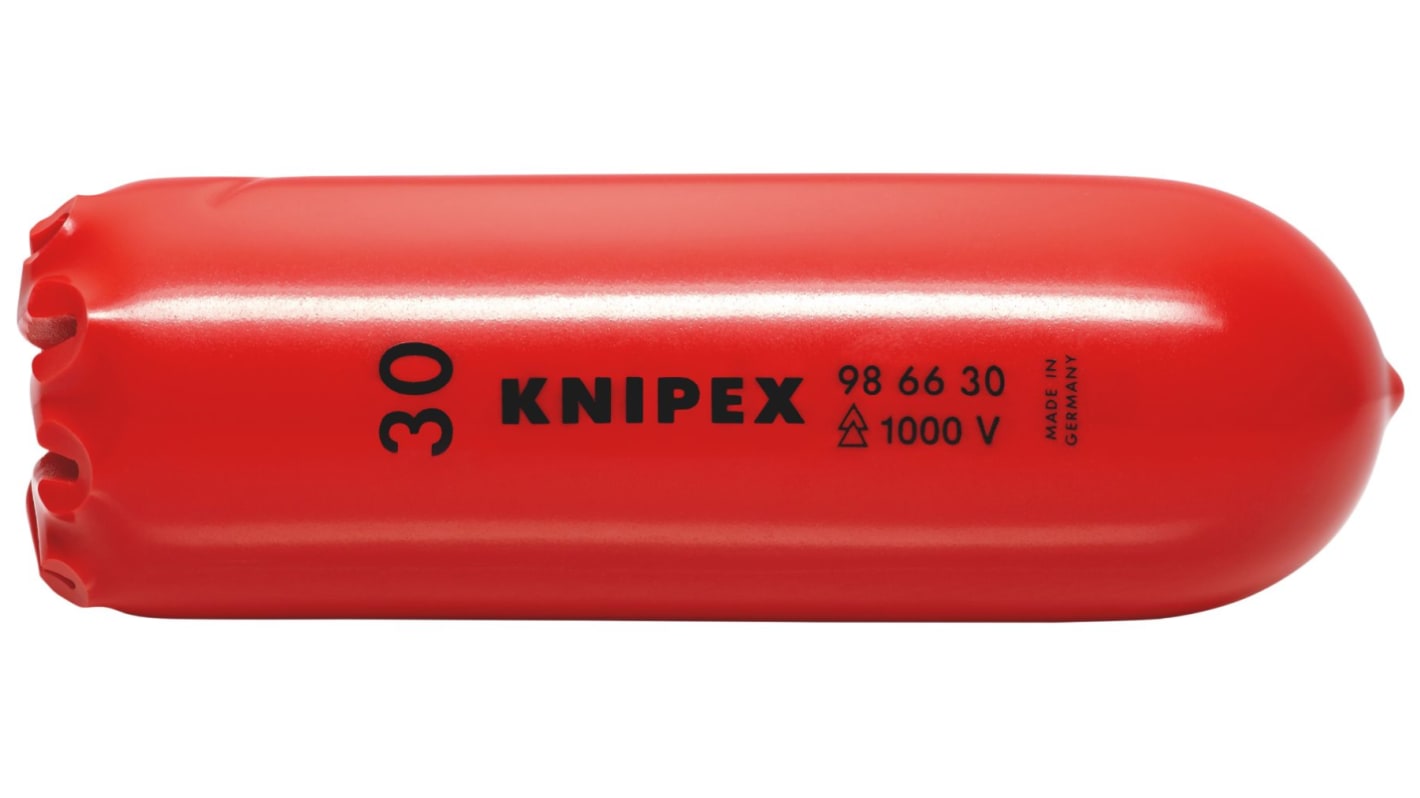 Knipex 100mm Red Cable Cover in Plastic, 30mm Inside dia.