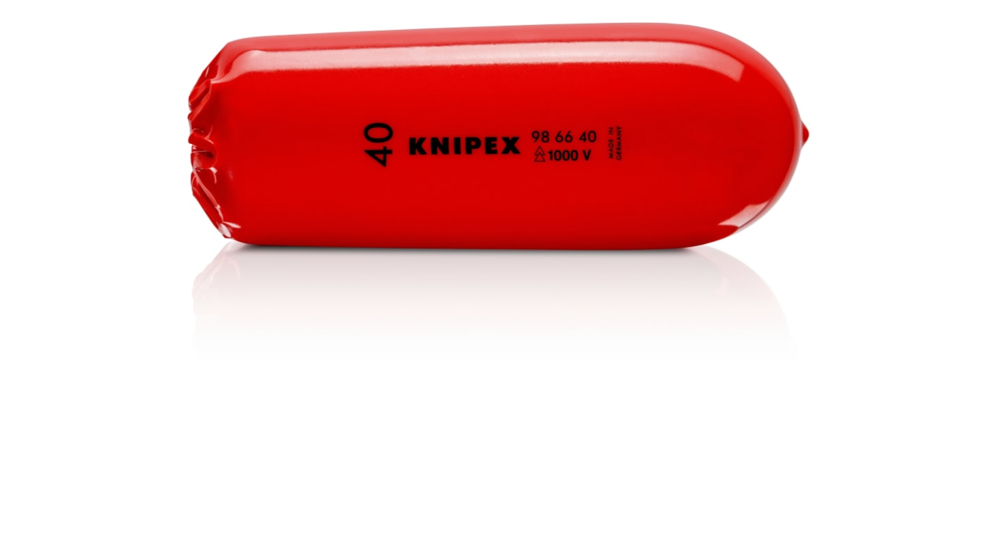 Knipex Kabelabdeckung, Kabelbrücke, Innen-Ø 40mm, 49 mm x 135mm Kunststoff, Rot