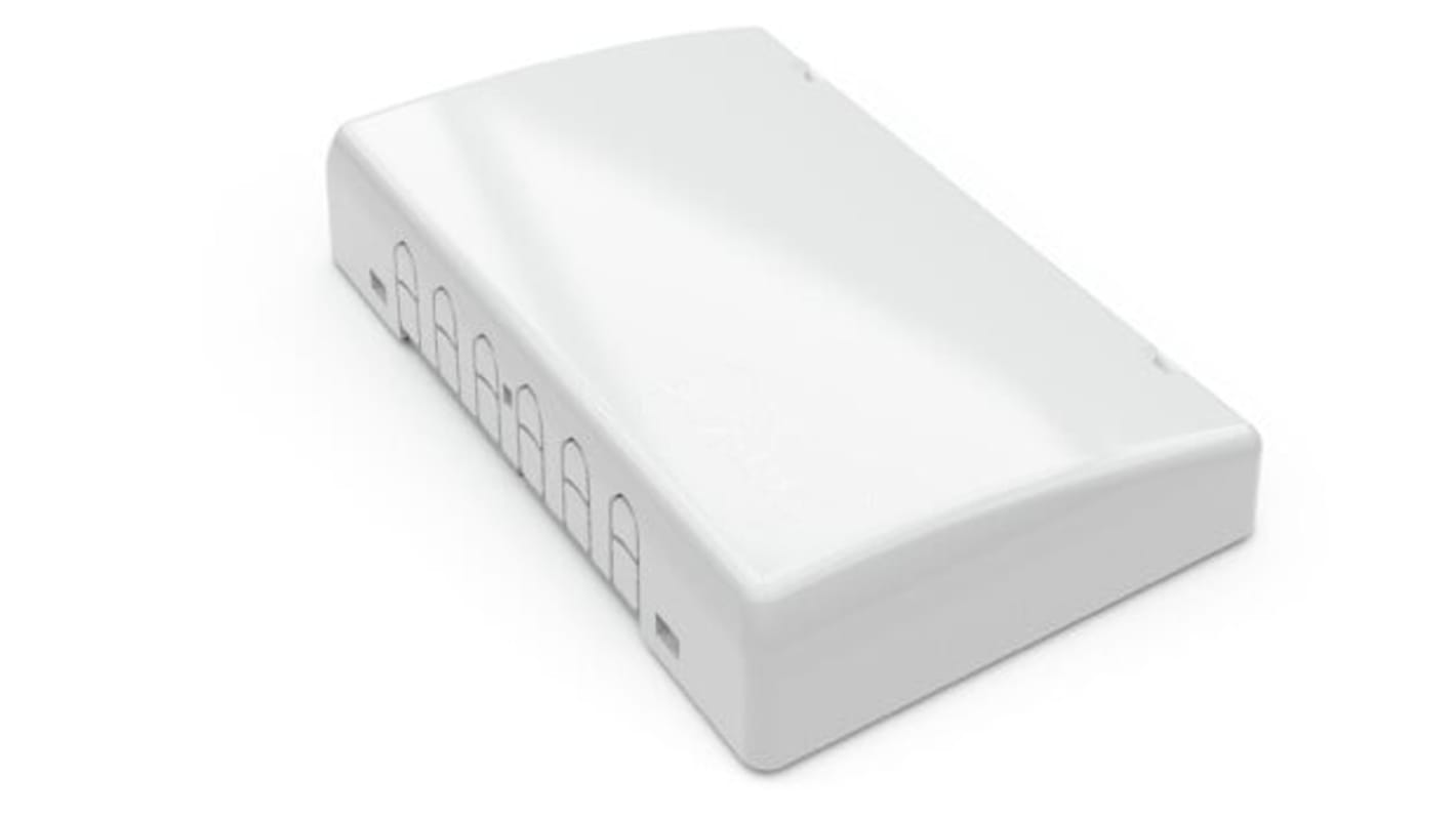 WAGO 221 Series White Polycarbonate Junction Box, IP20, 0 Terminals, 225 x 145 x 50mm