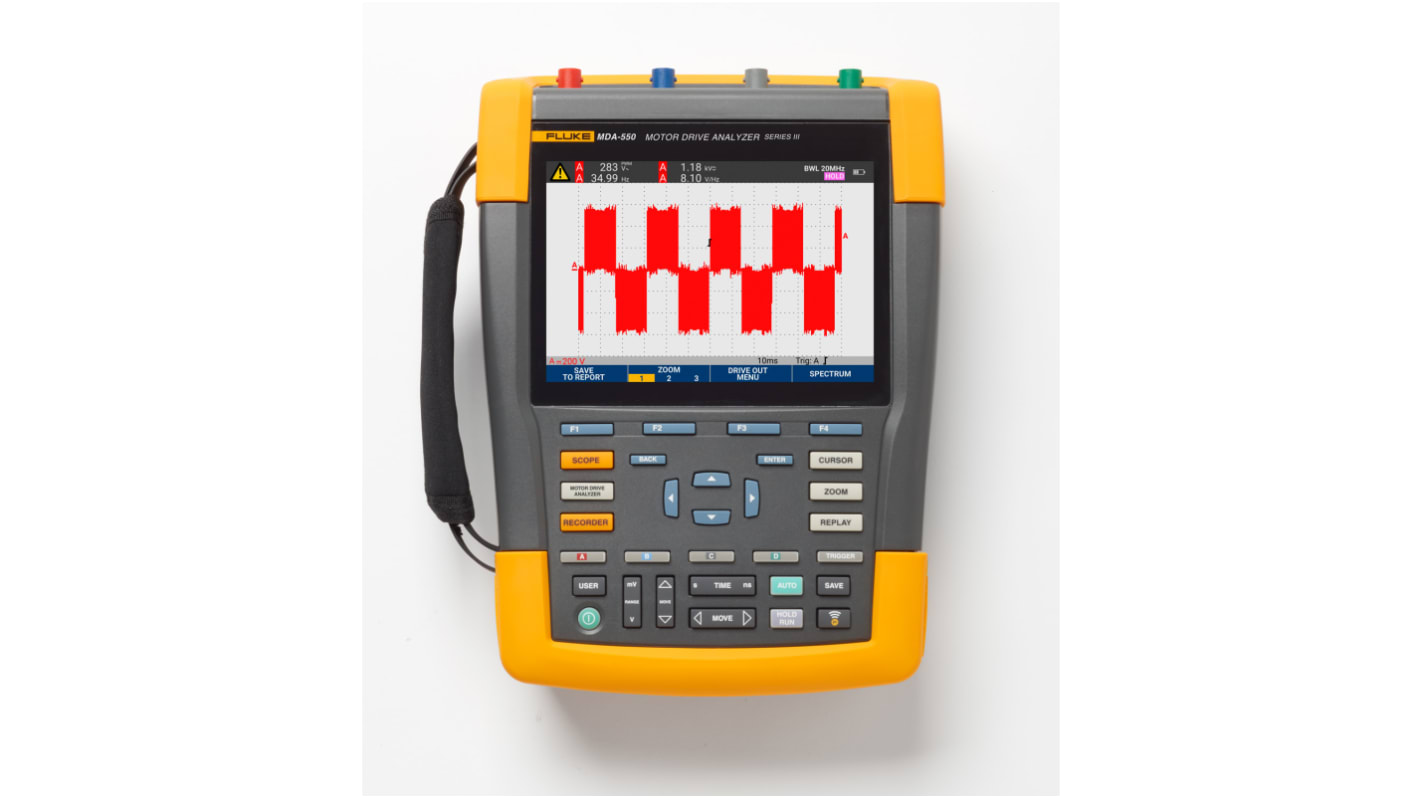 Oscilloscopio Portatile Fluke MDA-550-III, 4 ch. analogici, 550MHz, Cert. ISO