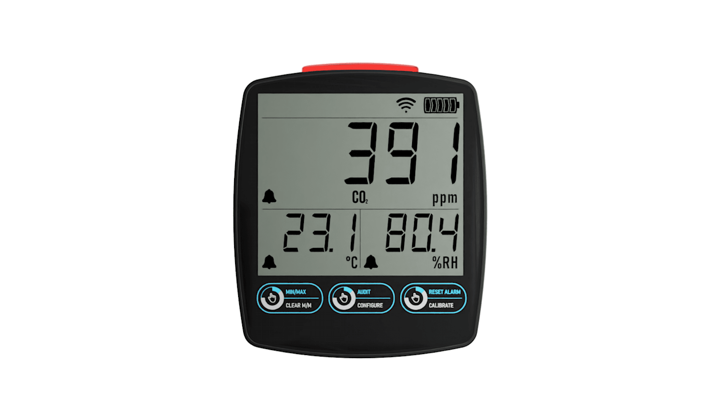 Lascar EL-IOT-CO2 Air Quality Data Logger, Wi-Fi, 1 Input Channel(s)
