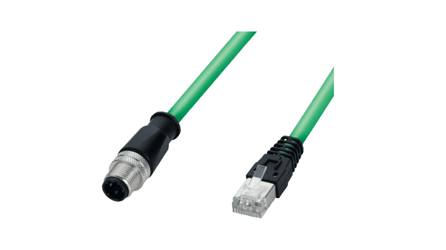 Kabel Ethernet Cat5 długość 300mm Z zakończeniem F Lutze Ltd PVC