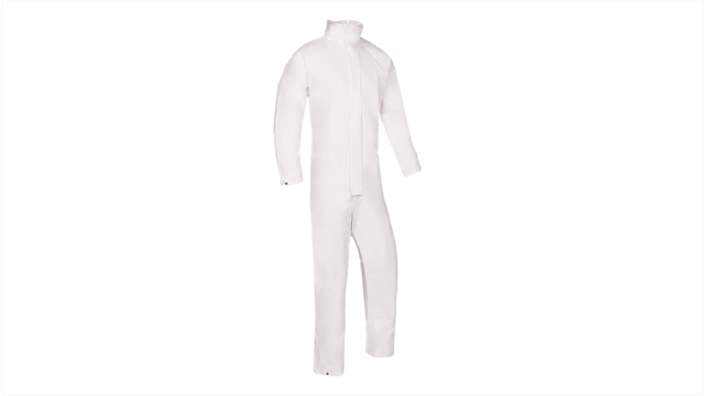 Sioen Uk White Coverall, EN 343:2019, EN 14605:2005, EN ISO 13688:2013, XL