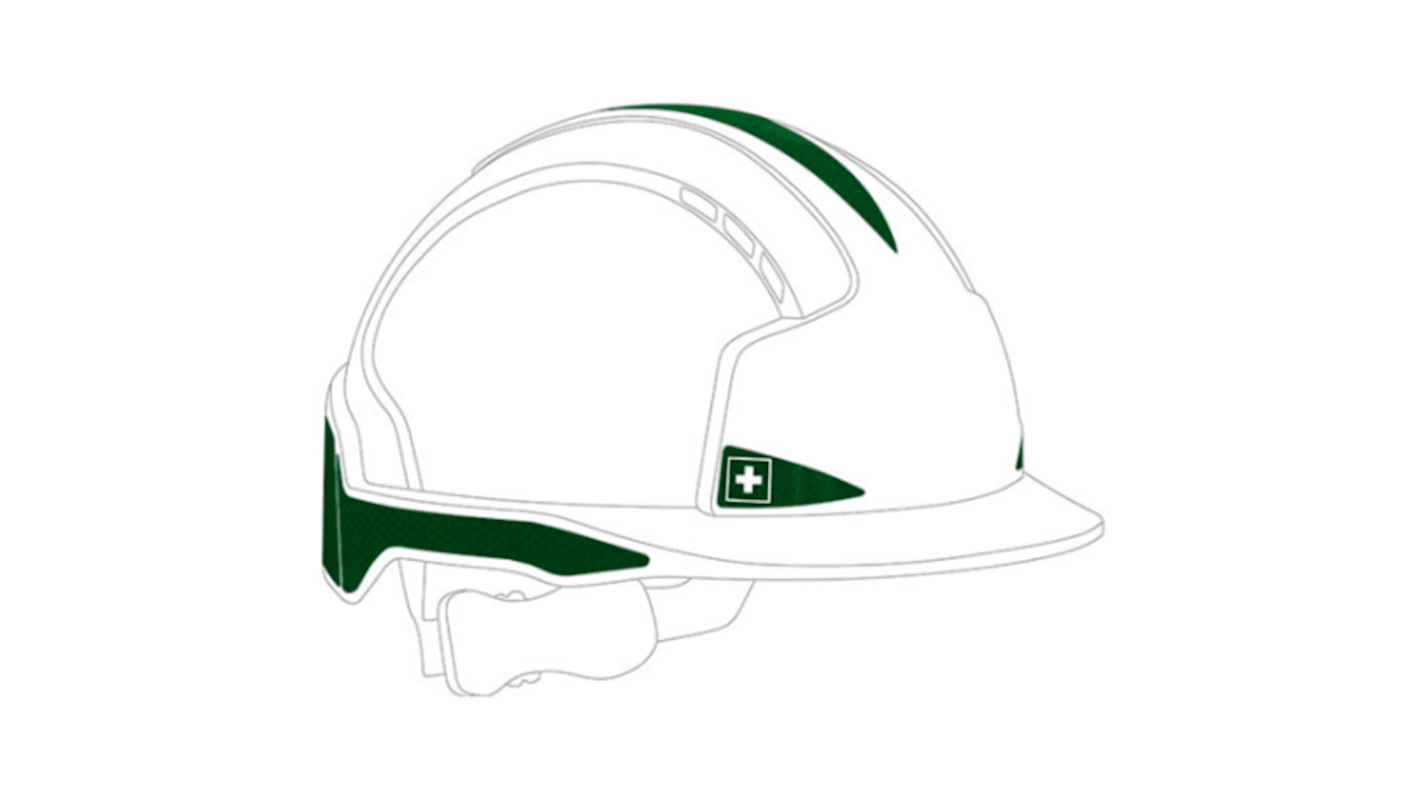 JSP Reflective Material with Glass Bead Reflective Film Green Hard Hat Sticker