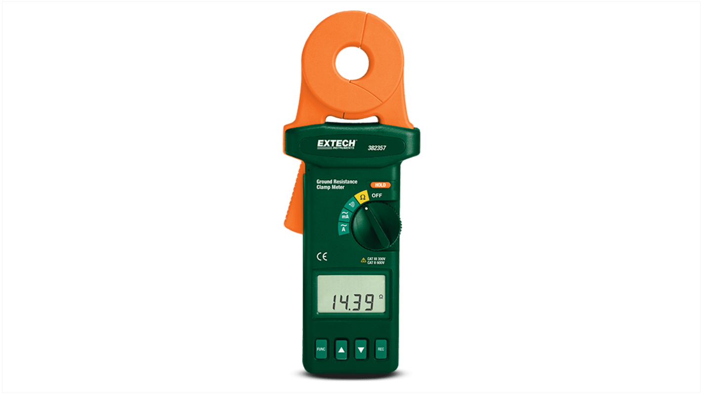 Extech 382357 Jordmodstandsmåler, CAT III 600V V, CAT III-300V V