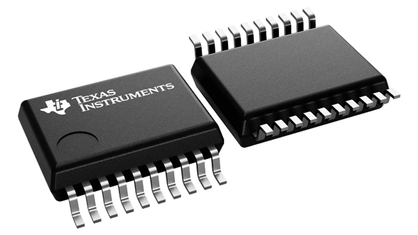 Texas Instruments LVDS接收器, 1Mbps, 每芯片2元件, 电压输入, 驱动器输出, 2驱动器, SSOP, 20针