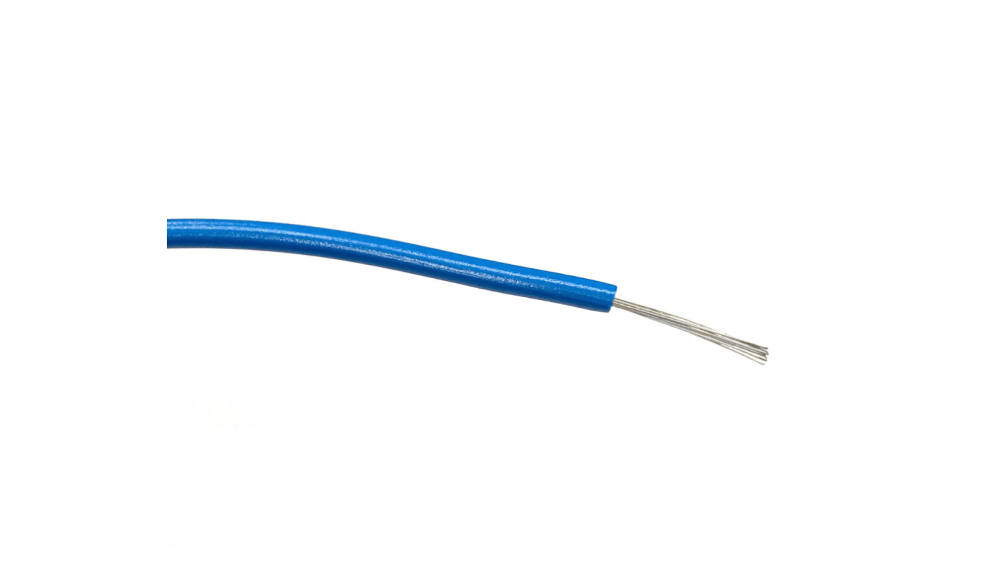 Cavo di collegamento apparecchiature RS PRO, 0.5mm², 1000 V c.a., 100m, Blu