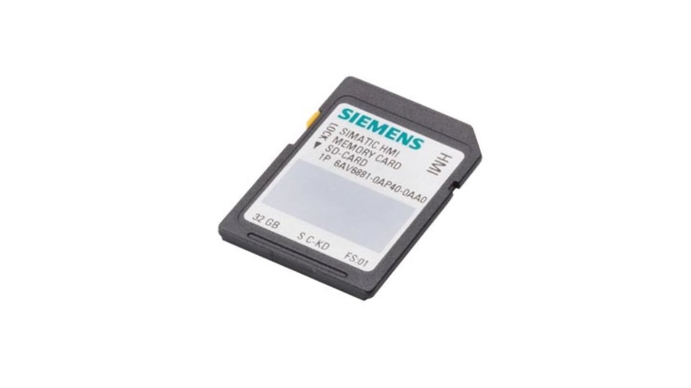 Scheda SD Siemens 6AV6881-0AP40-0AA0, per HMI SIMATIC HMI e per PLC SIMATIC S7-XXX