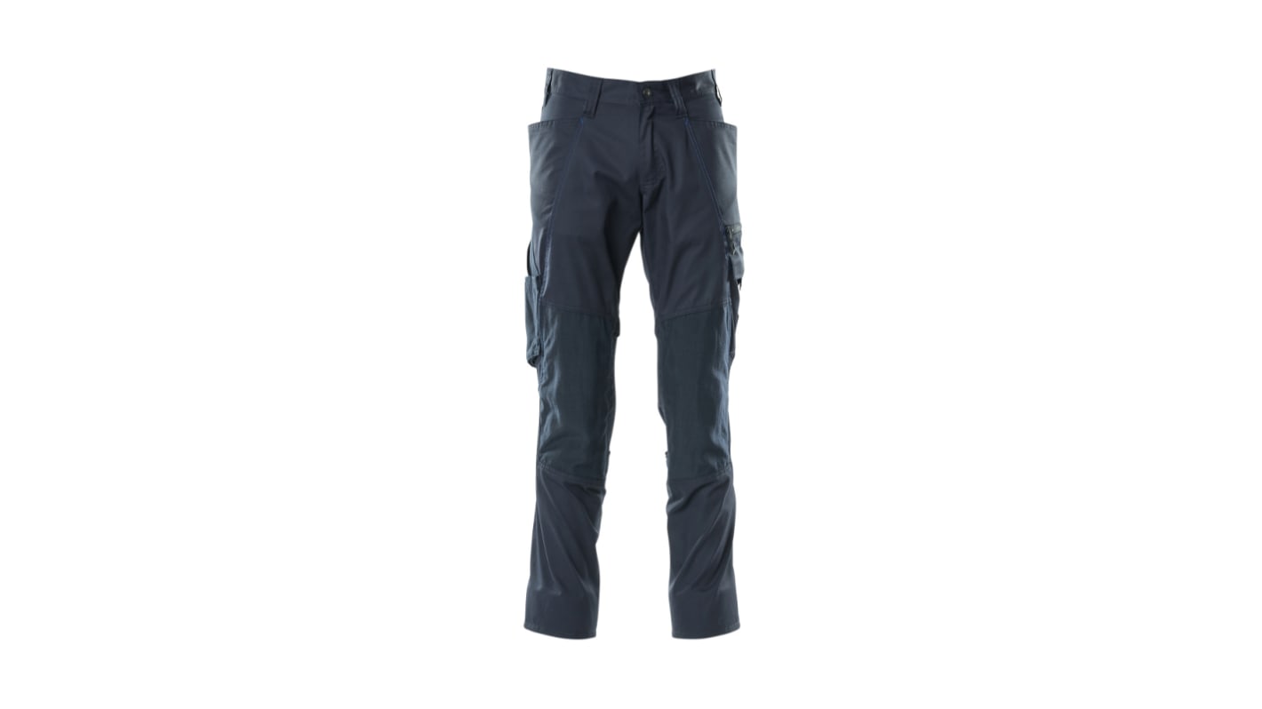 Pantaloni Accelerate Blu Navy Cotone, poliestere, lunghezza 32poll Leggeri 35poll 88cm