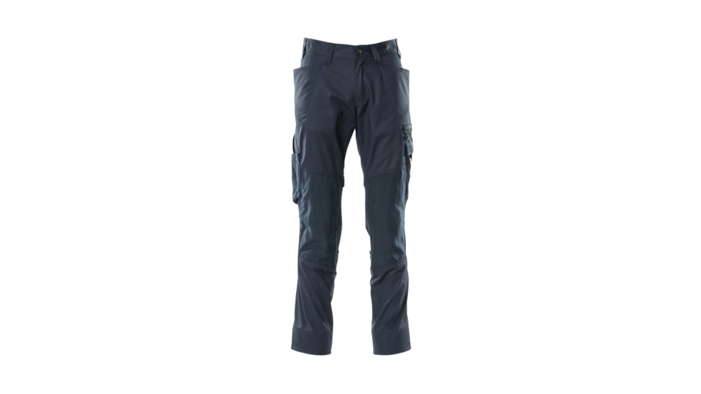 Mascot Workwear 18379-230 Dark Navy Cotton, Polyester Lightweight Trousers 37in, 93cm Waist