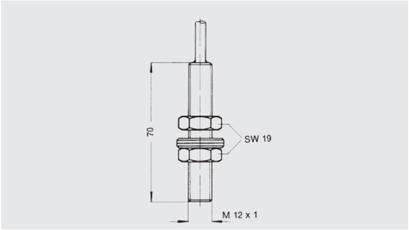 WIKA IP54 SPDT Through Hole Magnetic Reed Switch, 500mA 230V