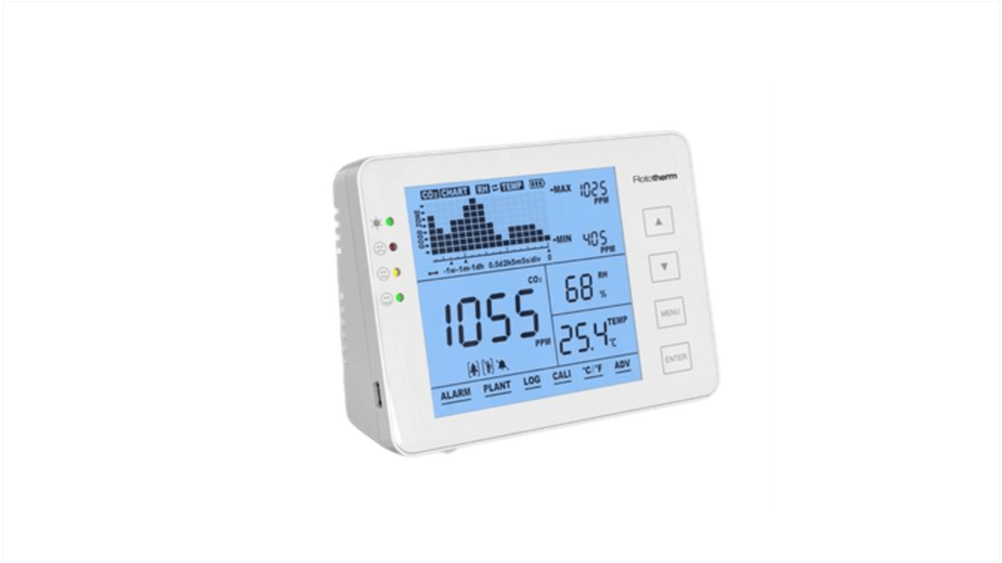 Misuratore qualità aria con registratore dati Digitron AM60, +50°C max