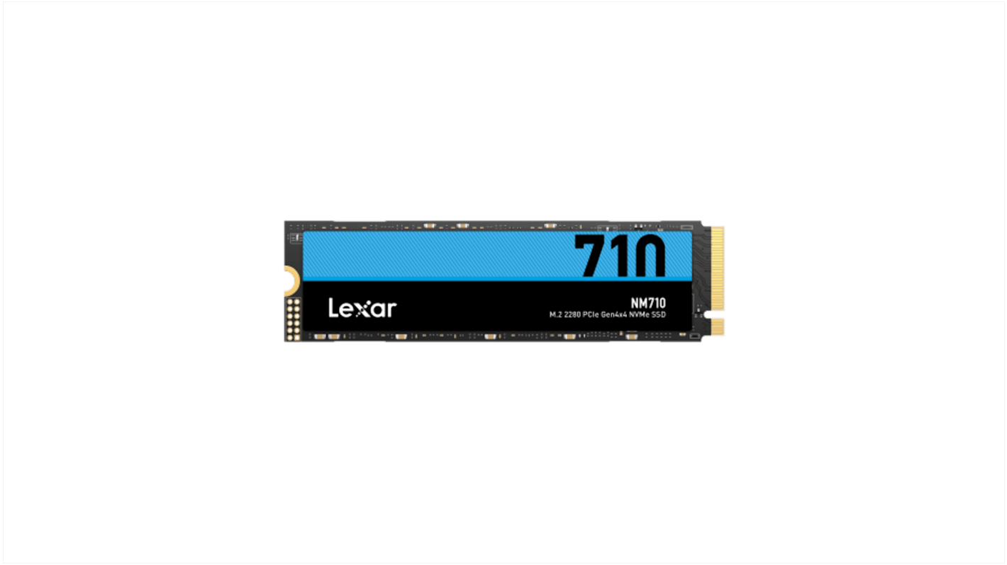 Lexar, M.2 2280 Intern SSD NVMe PCIe Gen 4 x 4 Industrieausführung, TLC, 500 GB, SSD