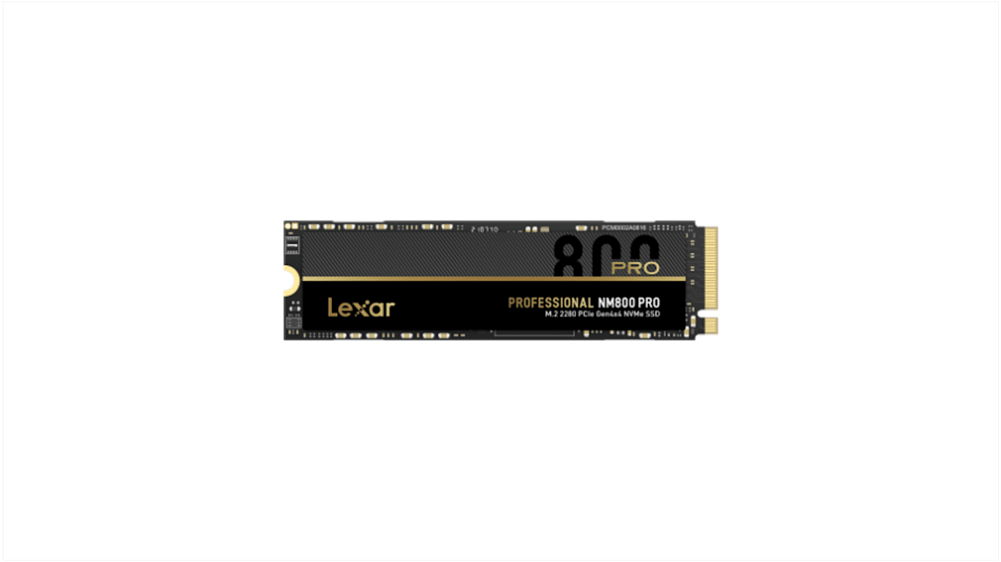 Lexar, M.2 2280 Intern SSD NVMe PCIe Gen 4 x 4 Industrieausführung, TLC, 2 TB, SSD