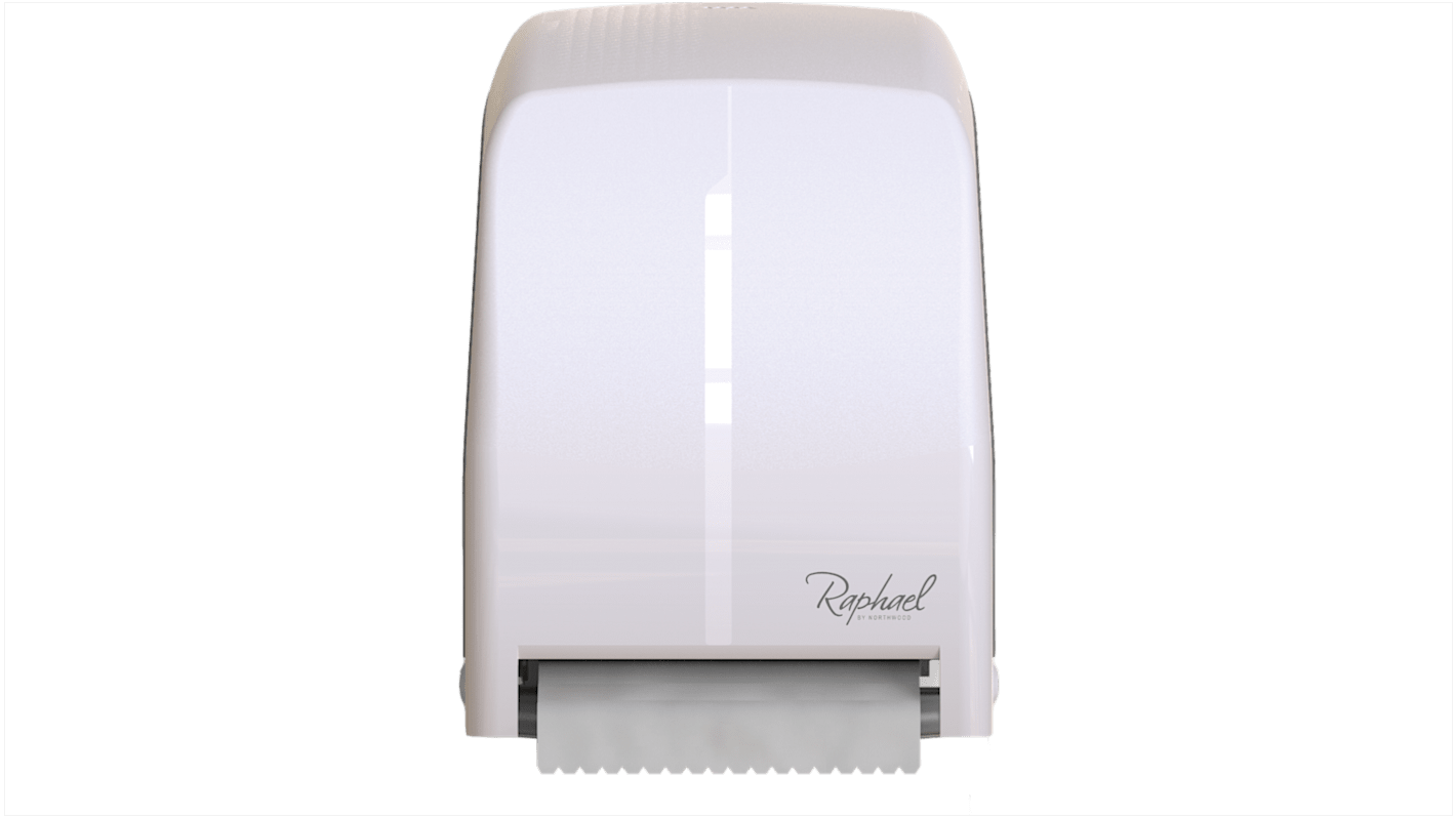 Northwood Hygiene ABS White Rolled Hand Towel Dispenser Paper Towel Dispenser, 240mm x 370mm x 315mm