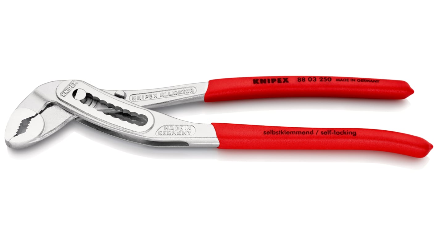 Knipex Alligator® Water Pump Pliers, 245 mm Overall, Angled Tip