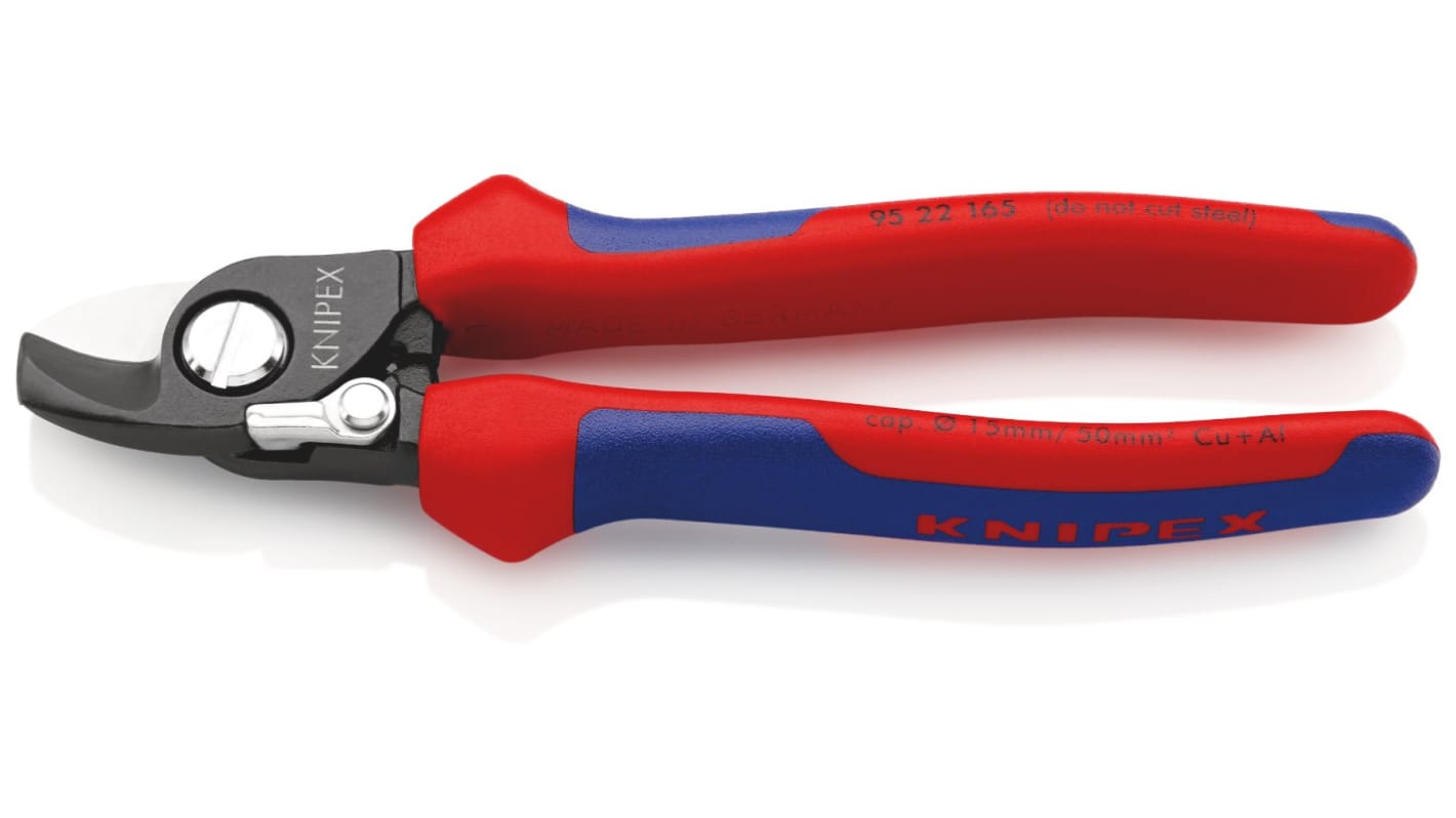 Tagliacavi Knipex in Acciaio speciale per utensili di qualità, L. 165 mm