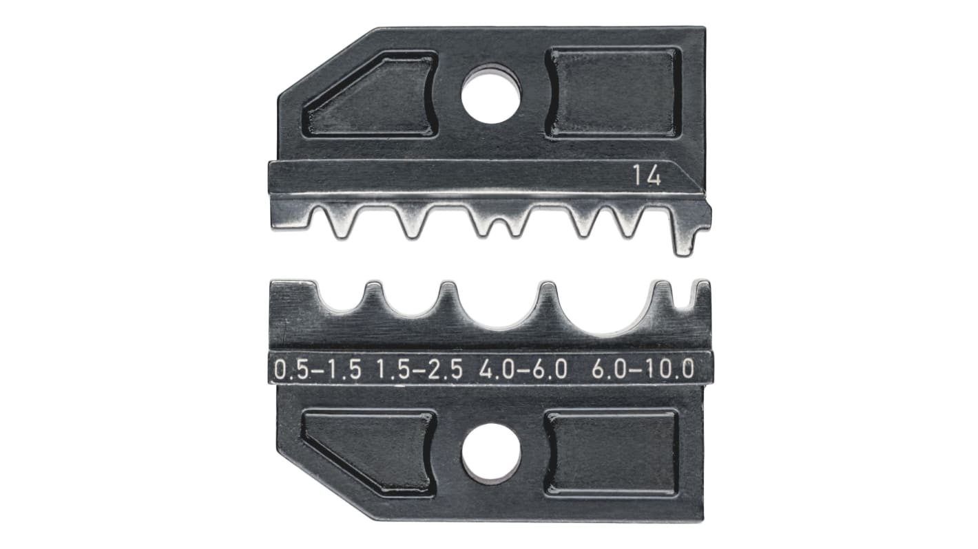 Knipex, 97 Crimp Die, Cable Lug, Wire size 0,5 → 10mm²