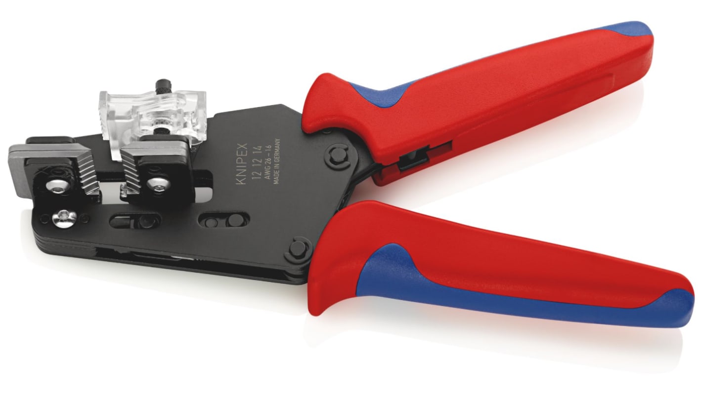 Pince à dénuder de précision Knipex pour fil Multibrins , 26 → 16AWG, 195 mm