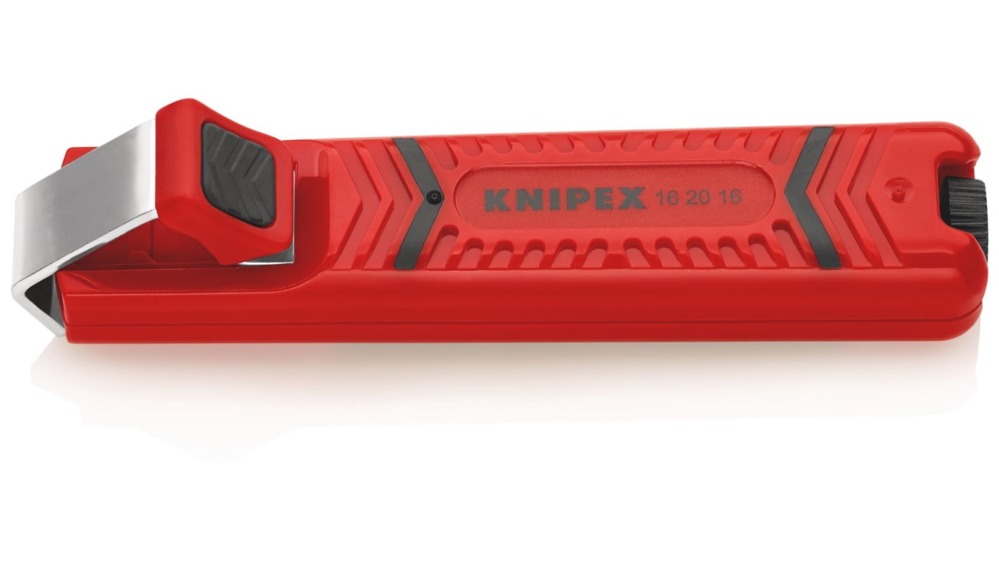 Outil à dégainer Knipex pour fil Multibrins, Monobrins , 4 → 16mm, 130 mm